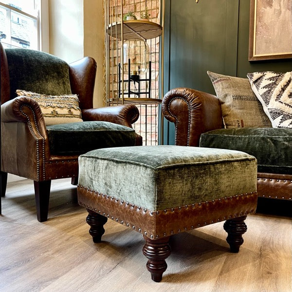 Tetrad Constable Square Footstool